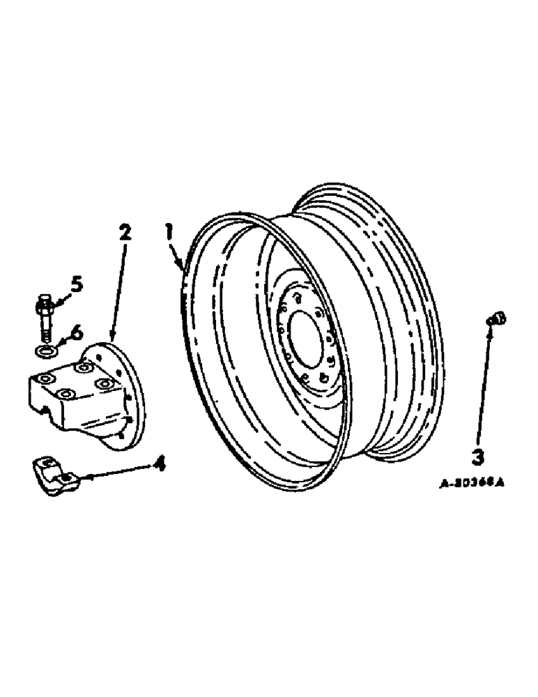 Схема запчастей Case IH 6588 - (15-01) - WHEELS AND TRACTION, OUTER DUAL WHEELS, DISC TYPE Wheels & Traction