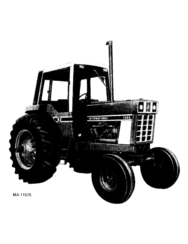 Схема запчастей Case IH 1586 - (01-05) - INTRODUCTION - MACHINE VIEW (00) - GENERAL