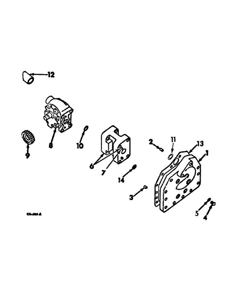 Схема запчастей Case IH 2826 - (10-02) - HYDRAULICS, HYDRAULIC POWER SUPPLY, IN REAR FRAME (07) - HYDRAULICS