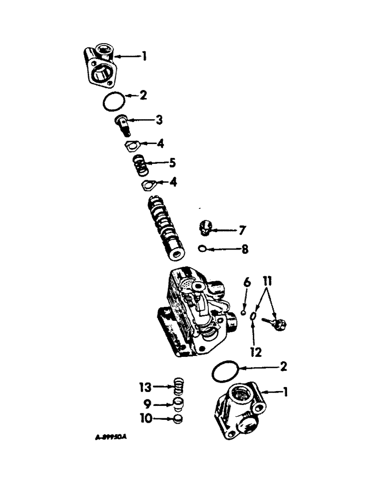 Схема запчастей Case IH 756 - (J-10) - STEERING MECHANISM, POWER STEERING PILOT VALVE Steering Mechanism