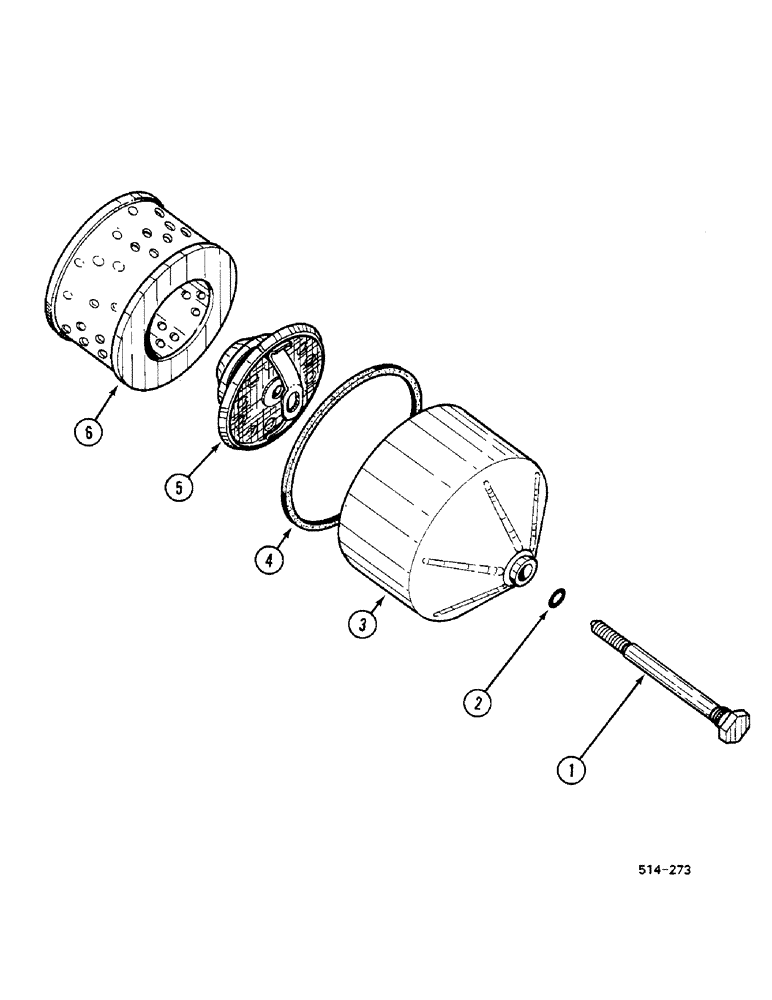 Схема запчастей Case IH 685 - (8-560) - OIL FILTER (08) - HYDRAULICS