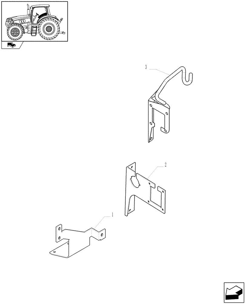 Схема запчастей Case IH PUMA 195 - (1.76.0[08]) - ISO BUS MOUNTING (06) - ELECTRICAL SYSTEMS