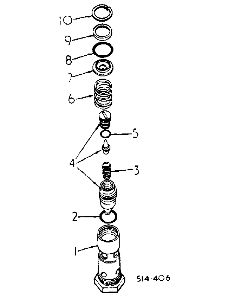 Схема запчастей Case IH 884 - (10-20) - PILOT RELIEF VALVE (07) - HYDRAULICS