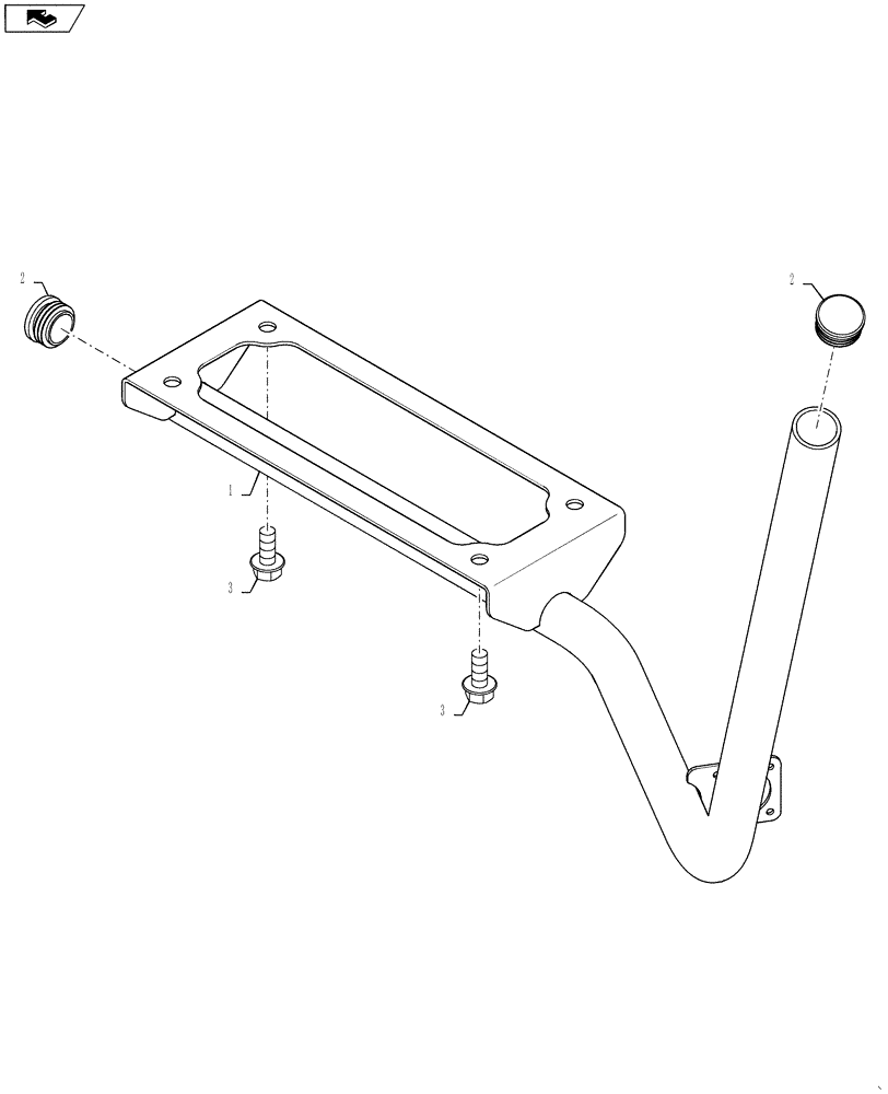 Схема запчастей Case IH 3230 - (55.418.04) - CONTROLLER MOUNT, RAVEN (55) - ELECTRICAL SYSTEMS