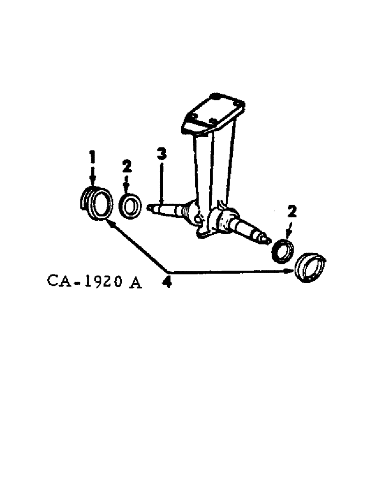 Схема запчастей Case IH HYDRO 186 - (14-03[A]) - SUSPENSION, TRICYCLE FRONT AXLE Suspension