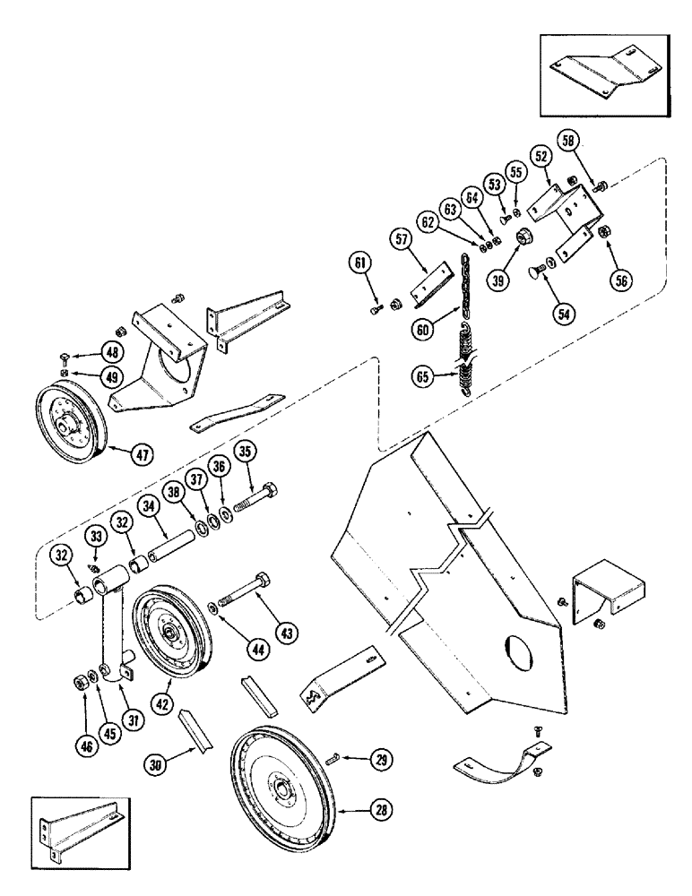 Схема запчастей Case IH 1010 - (9A-46) - REEL CONTROL ATTACHMENT, HYDRAULIC REEL DRIVE, 1440E, 1460E, 1480E COMBINE (58) - ATTACHMENTS/HEADERS