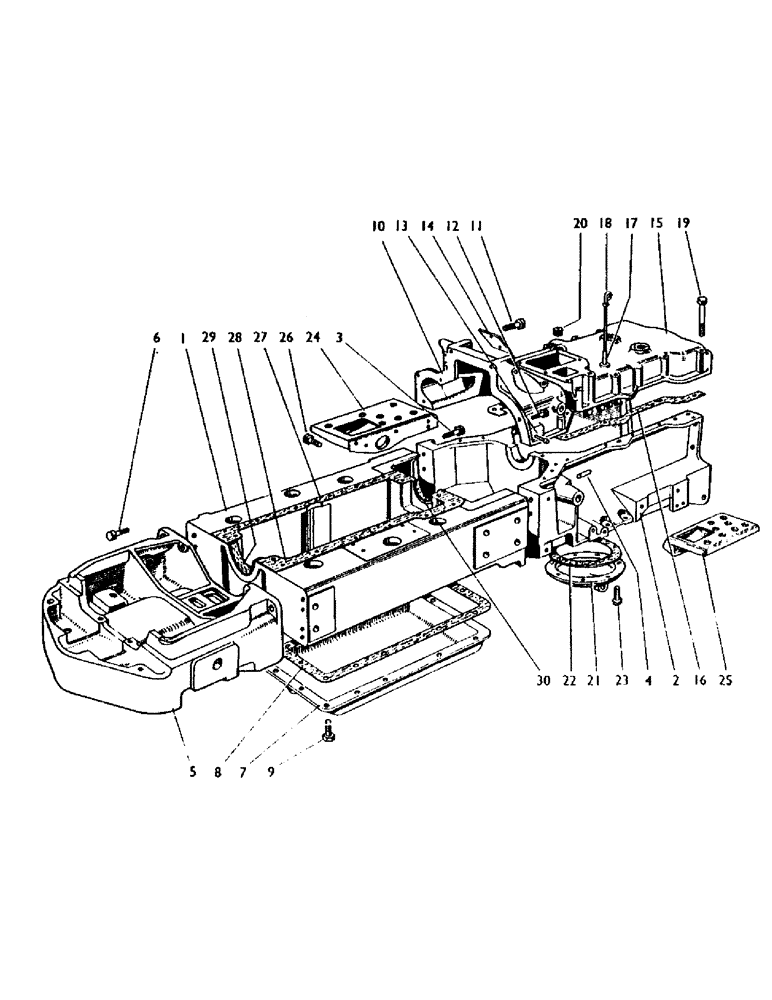 Схема запчастей Case IH 880 - (82) - MAIN FRAME AND COVERS (12) - CHASSIS