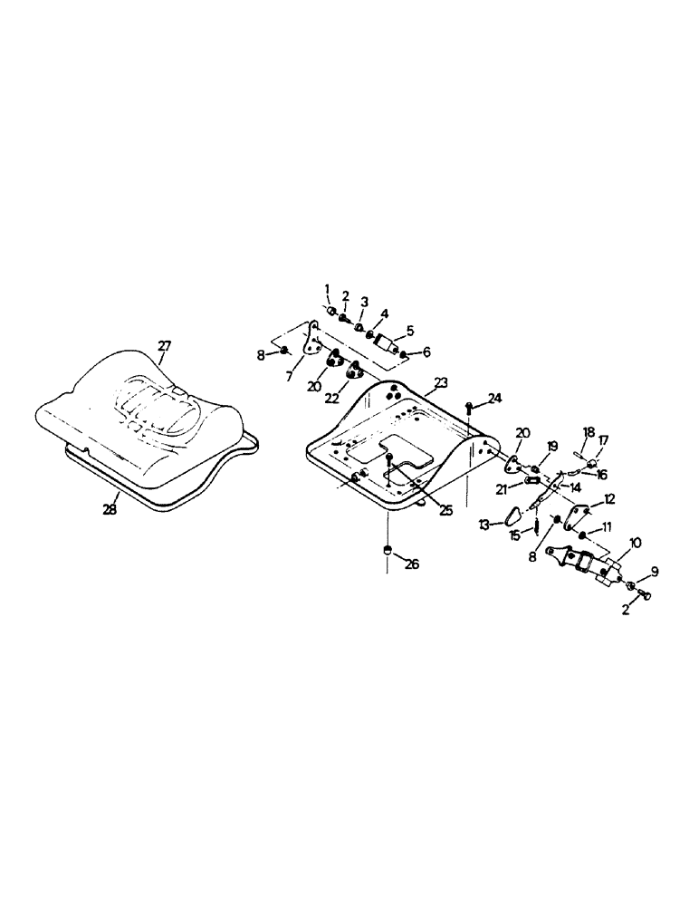 Схема запчастей Case IH 9130 - (01-21) - SEAT ASSEMBLY, SEAT CUSHION AND SEAT BELT (10) - CAB