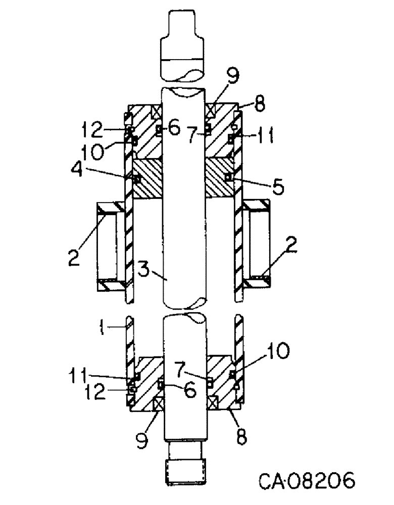 Схема запчастей Case IH 3488 - (10-09) - HYDRAULICS, POWER STEERING CYLINDER (07) - HYDRAULICS