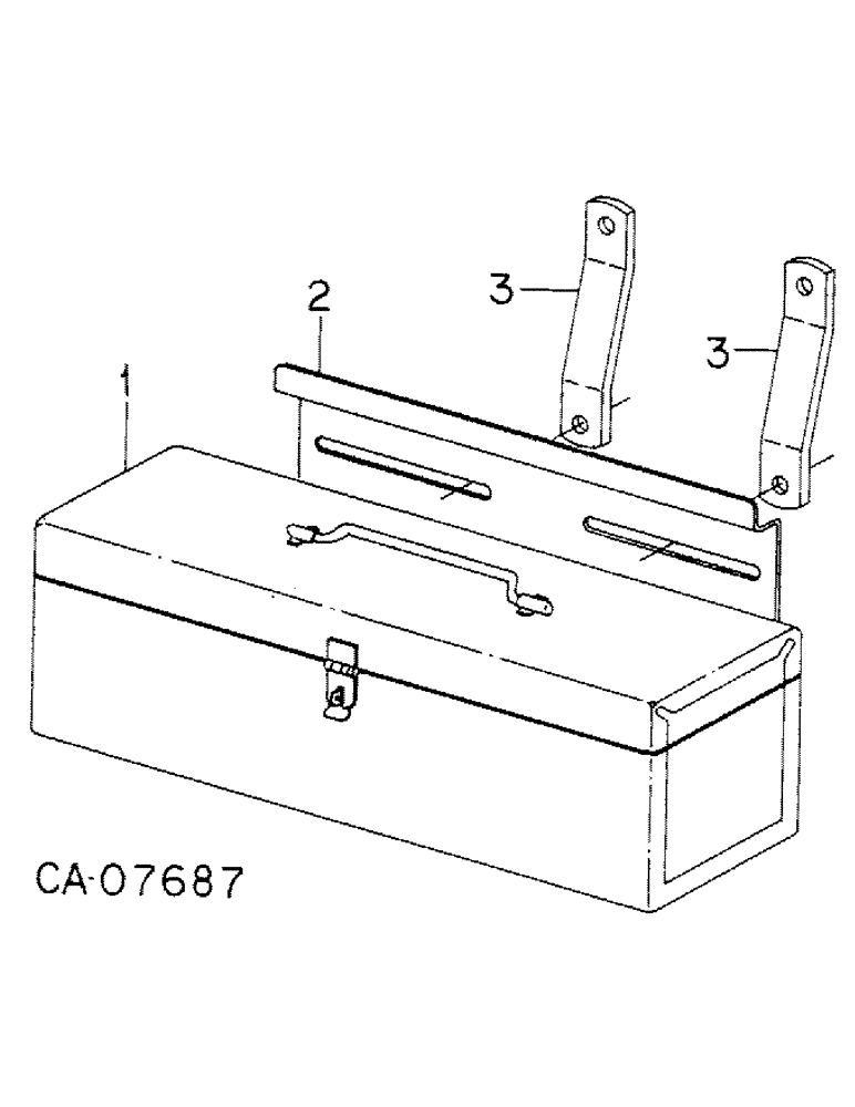 Схема запчастей Case IH 5088 - (02-02) - MISCELLANEOUS, TOOL BOX Accessories & Attachments / Miscellaneous