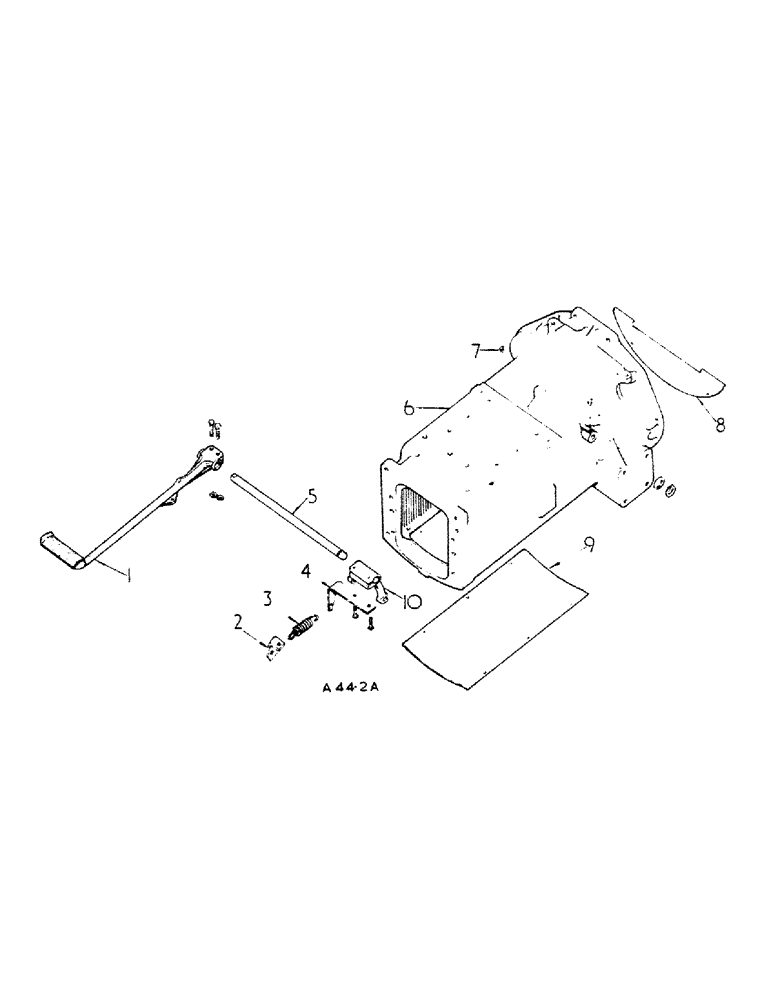 Схема запчастей Case IH 444 - (4-17) - CLUTCH HOUSING AND CONNECTIONS (06) - POWER TRAIN