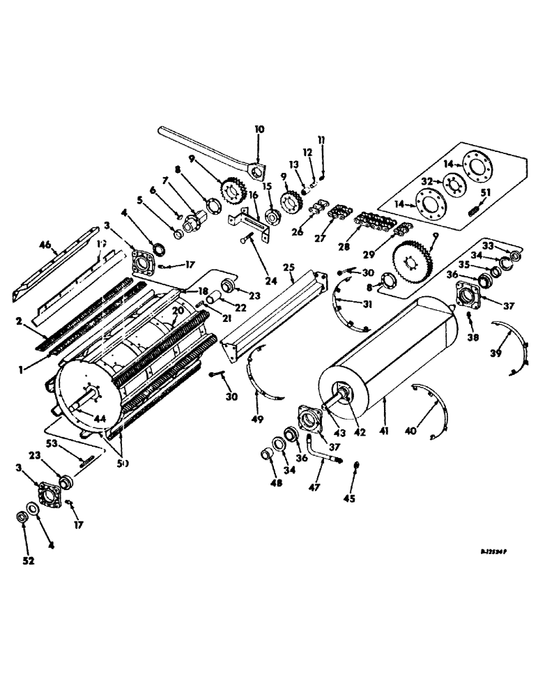 Схема запчастей Case IH 403 - (058) - CYLINDER, DRIVE, SLIP CLUTCH, AND CYLINDER BEATER (66) - THRESHING