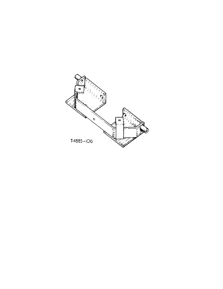 Схема запчастей Case IH 276 - (4-05[1]) - HOOD SUPPORT FRAME (09) - CHASSIS