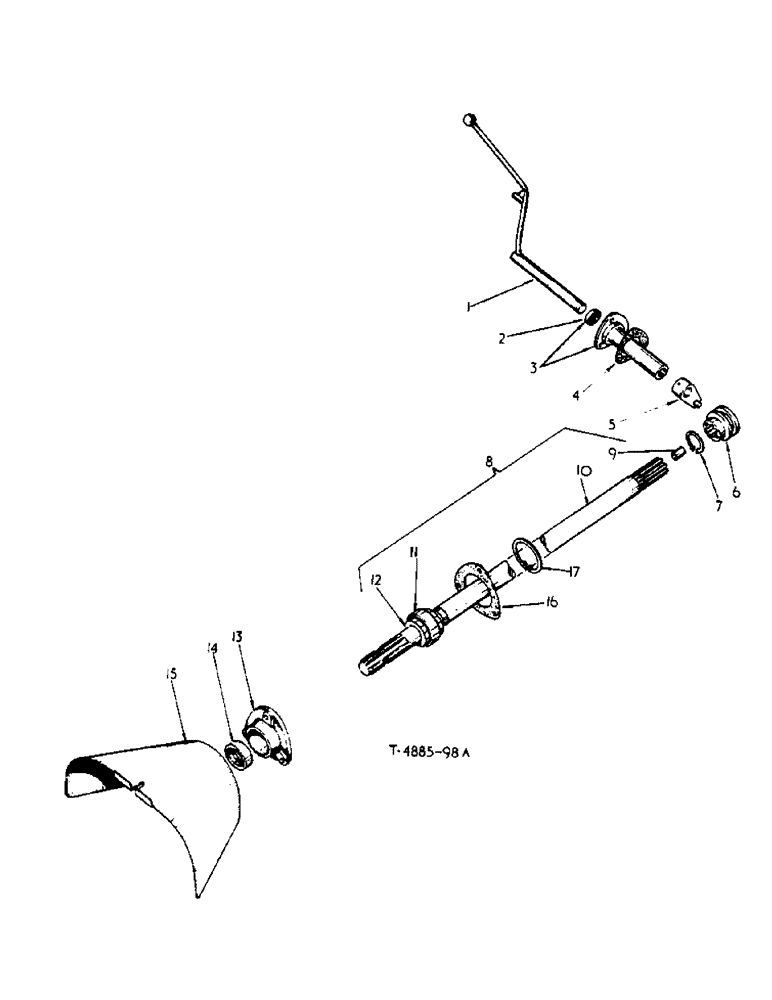 Схема запчастей Case IH 276 - (6-30) - STANDARD REAR P.T.O. ATTACHMENT (09) - CHASSIS