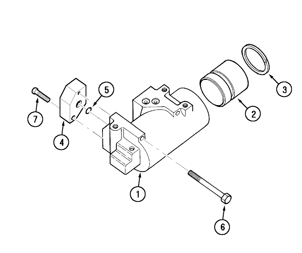 Схема запчастей Case IH CX100 - (08-18) - DRAFT CONTROL (08) - HYDRAULICS