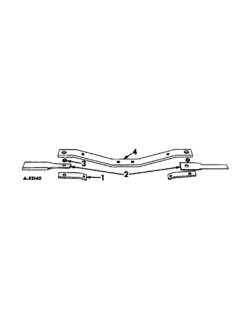 Схема запчастей Case IH 210 - (D-04) - ROTOR BAR AND BLADES 