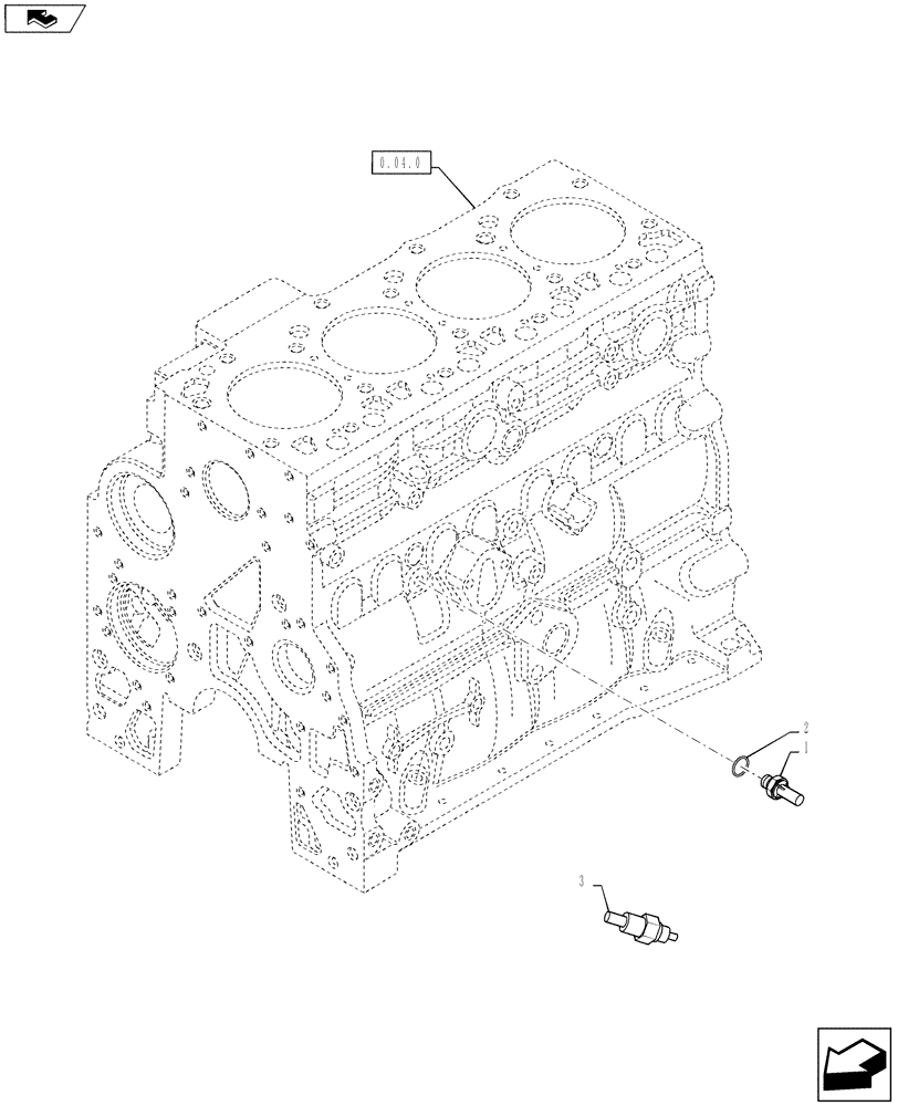 Схема запчастей Case IH F4GE0454A D610 - (0.02.1[01]) - ENGINE - (504057713) 