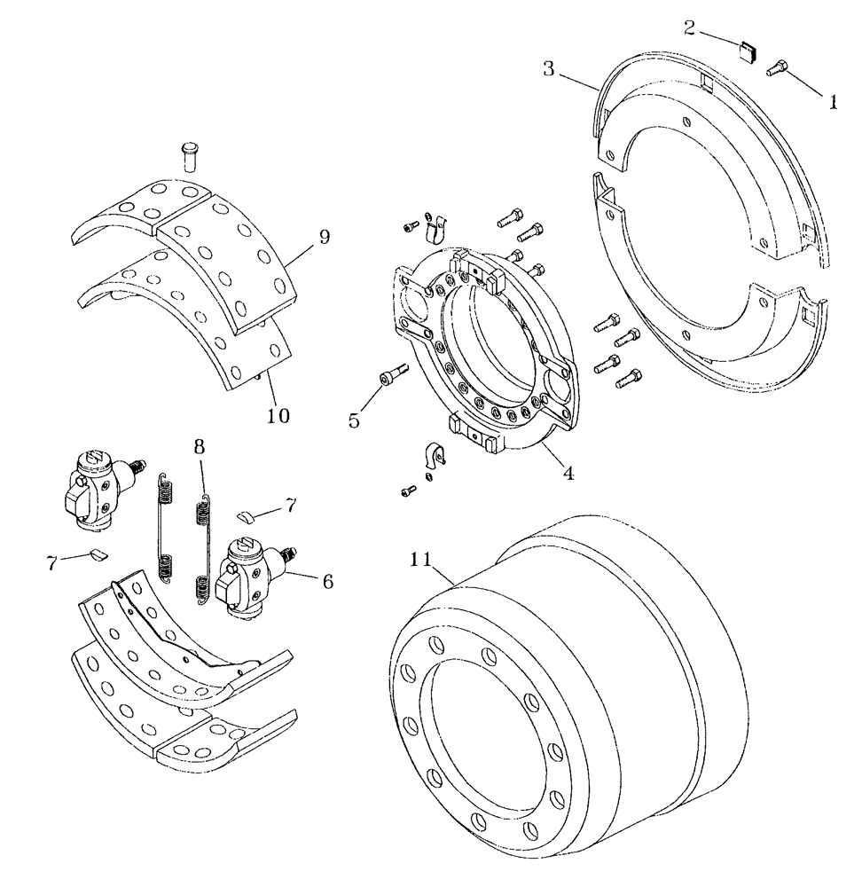 Схема запчастей Case IH AUSTOFT - (A02[05]) - FRONT AXLE-BRAKES Mainframe & Functioning Components