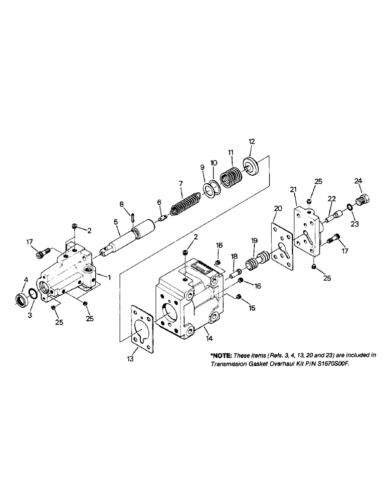 Схема запчастей Case IH STEIGER - (04-23) - TRANSMISSION CLUTCH CONTROL VALVE ASSEMBLY (04) - Drive Train