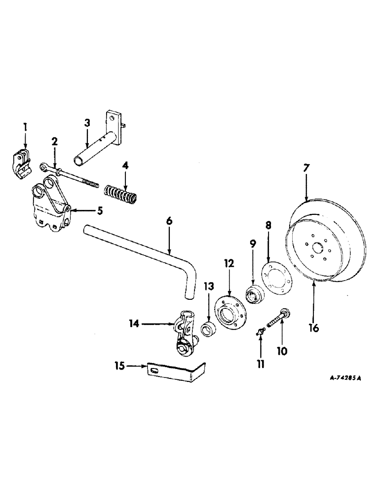 Схема запчастей Case IH 86 - (V-09) - DISK AND BLADE COVERS, ONE PER ROW 