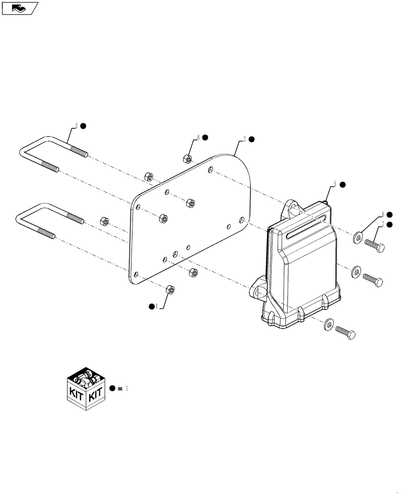 Схема запчастей Case IH 4420 - (11-096[03]) - ACCUBOOM KIT, SN YAT028471 AND AFTER Options