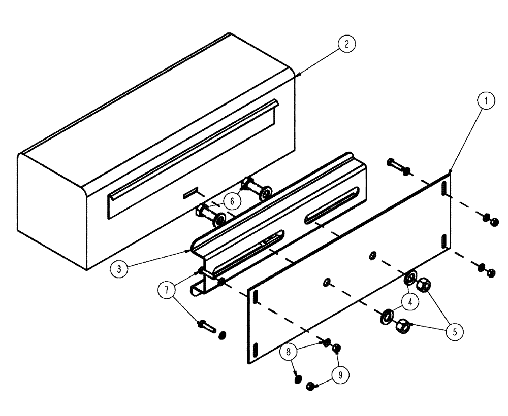 Схема запчастей Case IH SPX3200 - (11-015) - TOOL BOX, PORTABLE ASSEMBLY Options