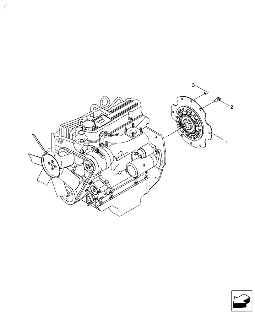 Схема запчастей Case IH FARMALL 35B - (29.130.01) - DAMPER HST (29) - HYDROSTATIC DRIVE