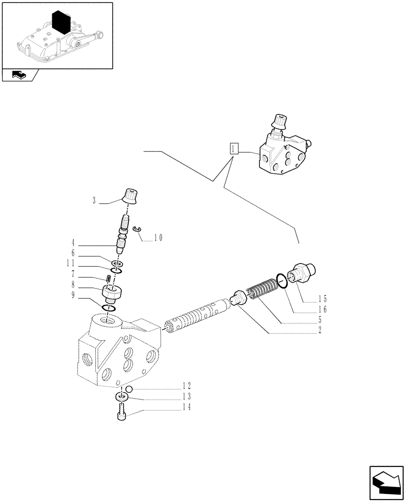 Схема запчастей Case IH FARMALL 95N - (1.82.7/03C) - FLOW-RATE REGULATOR - BREAKDOWN (07) - HYDRAULIC SYSTEM