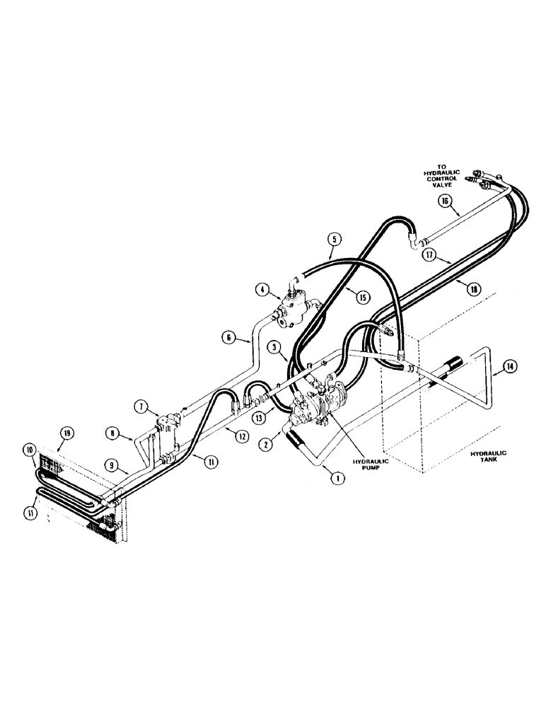 Схема запчастей Case IH 9180 - (1-10) - PICTORIAL INDEX, MAIN HYDRAULICS (00) - PICTORIAL INDEX