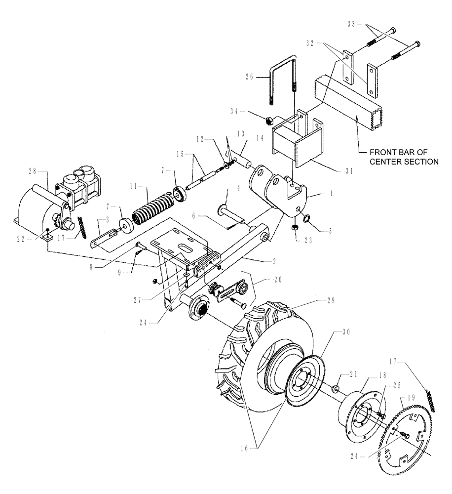 Схема запчастей Case IH NPX2800 - (75.200.01[01]) - GROUND DRIVE 2009 AND PRIOR (75) - SOIL PREPARATION