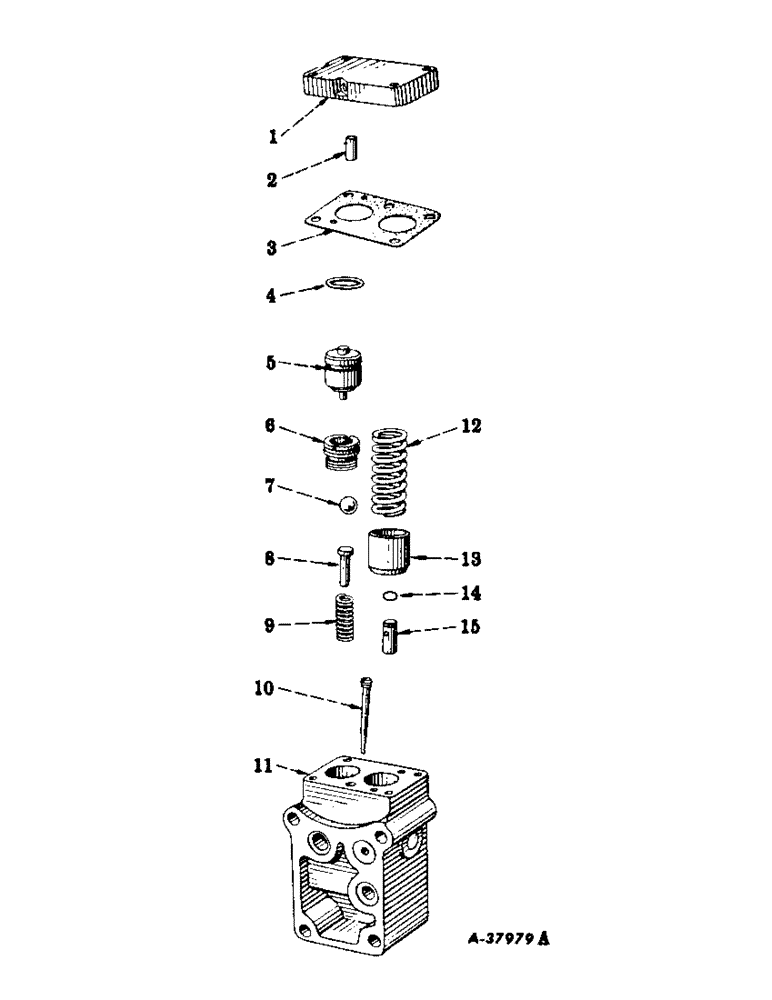 Схема запчастей Case IH 200 - (270) - HYDRAULIC SYSTEM, REGULATOR AND SAFETY VALVE, FOR TRACTORS EQUIPPED WITH HYDRA-TOUCH SYSTEM (07) - HYDRAULIC SYSTEM