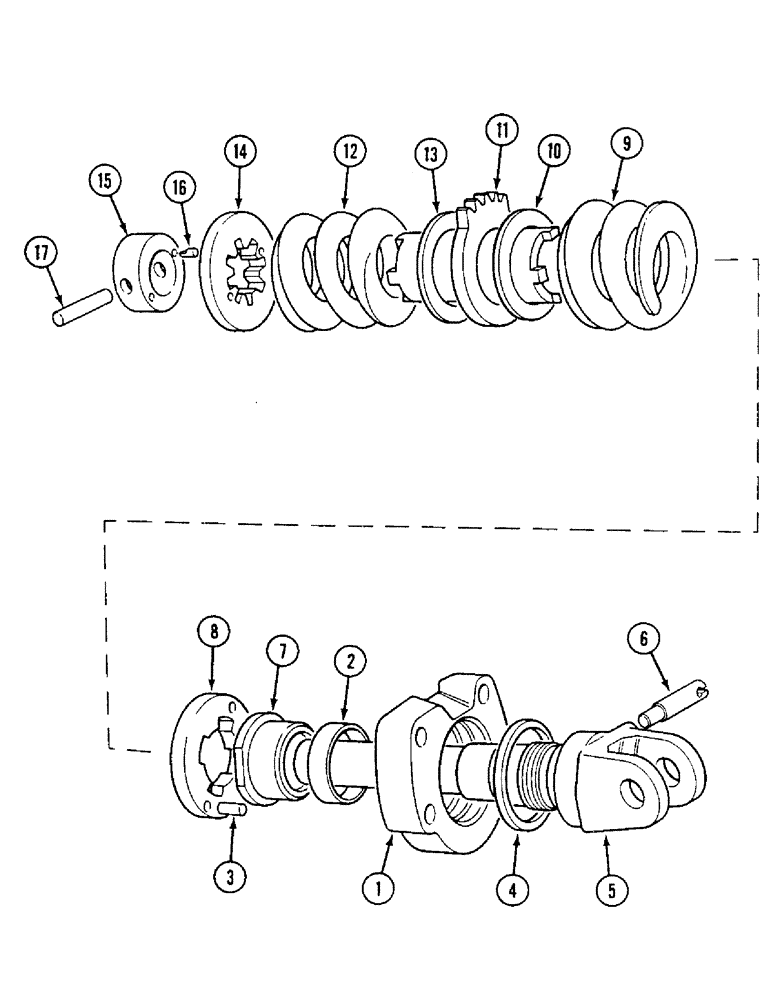 Схема запчастей Case IH 1494 - (9-368) - SELECTIVE SENSING - SHAFT ASSEMBLY (09) - CHASSIS/ATTACHMENTS