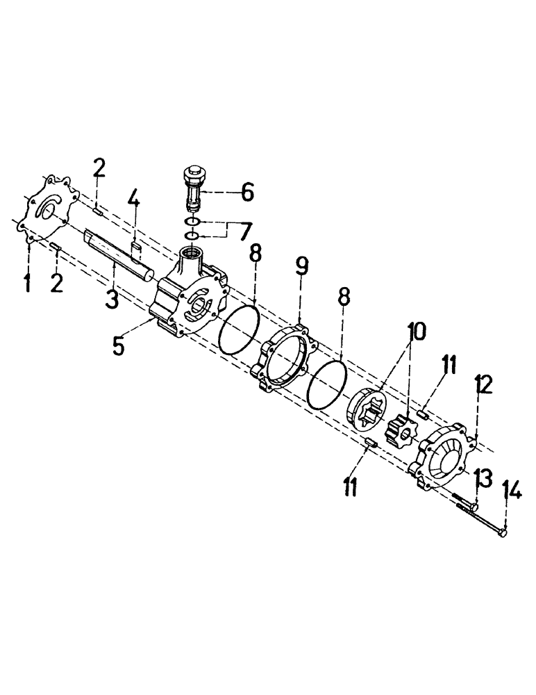 Схема запчастей Case IH 7700 - (B03-15) - CHARGE PUMP Hydraulic Components & Circuits