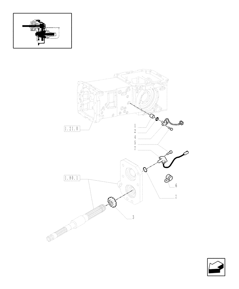 Схема запчастей Case IH JX1070N - (1.92.752) - (VAR.745) DIGITAL INSTRUMENT CLUSTER - SENSOR (10) - OPERATORS PLATFORM/CAB