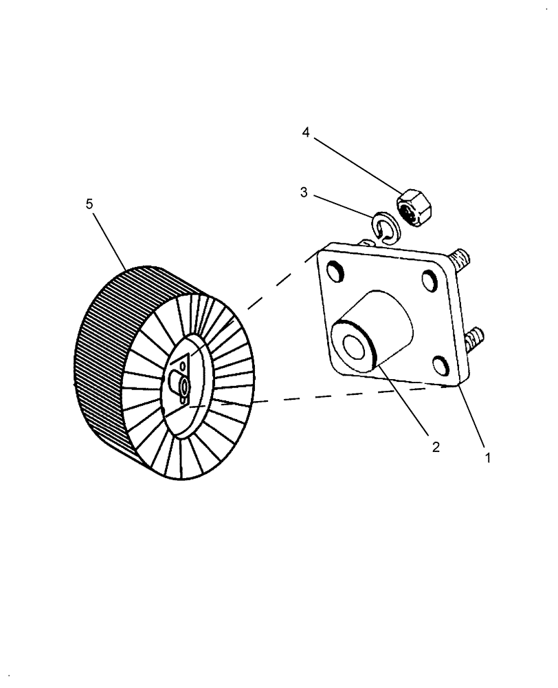 Схема запчастей Case IH RC480 - (004) - TAILWHEEL HUB (00) - COMPLETE MACHINE