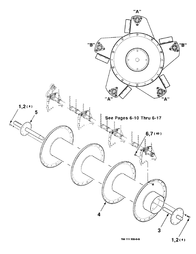 Схема запчастей Case IH 8360 - (6-08) - REEL ASSEMBLY, 12 AND 14 FOOT (09) - CHASSIS