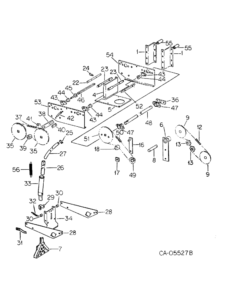 Схема запчастей Case IH 92 - (YA-41) - DRIVE UNIT AND MOUNTING, FOR HERBICIDE, BUILT 1977 AND SINCE 