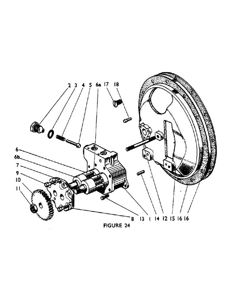 Схема запчастей Case IH 880UF - (38) - HYDRAULIC LIFT PUMP (07) - HYDRAULIC SYSTEM