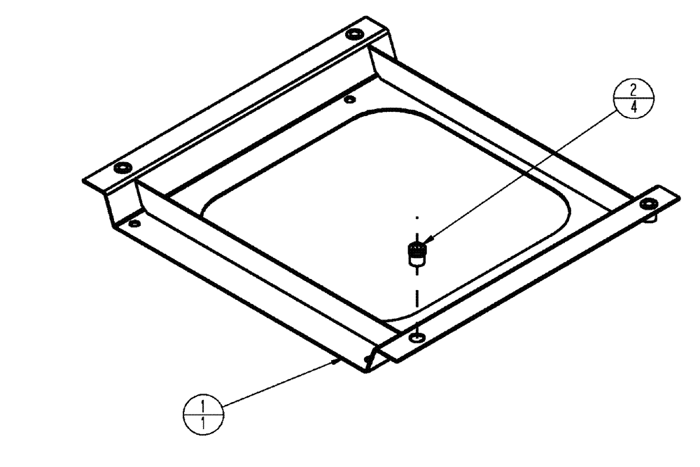 Схема запчастей Case IH SPX3200 - (11-026) - SEAT MOUNTING GROUP Options