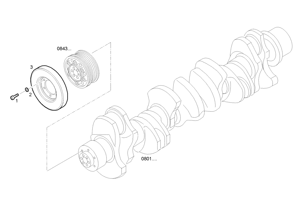 Схема запчастей Case IH F2CE9684N E005 - (0840.048) - VIBRATION DAMPER 