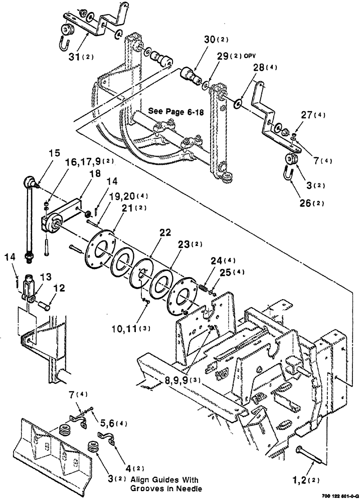 Схема запчастей Case IH 8555 - (06-16) - SHUTTLE AND DRIVE ASSEMBLY (14) - BALE CHAMBER