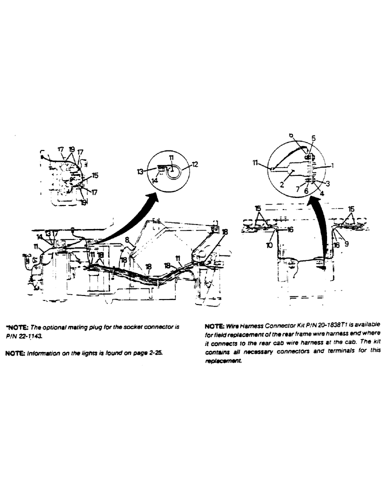 Схема запчастей Case IH 9180 - (02-17) - REAR FRAME ELECTRICAL (06) - ELECTRICAL