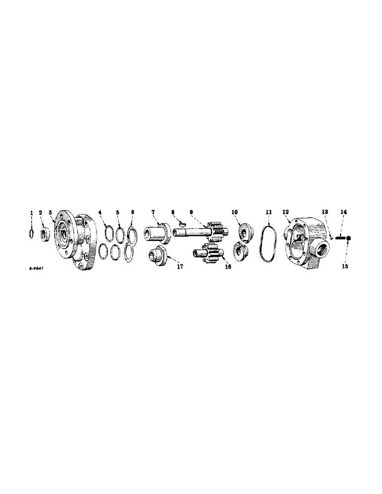 Схема запчастей Case IH 300 - (307) - HYDRAULIC SYSTEM, HYDRAULIC PUMP, 16 G.P.M. (07) - HYDRAULIC SYSTEM