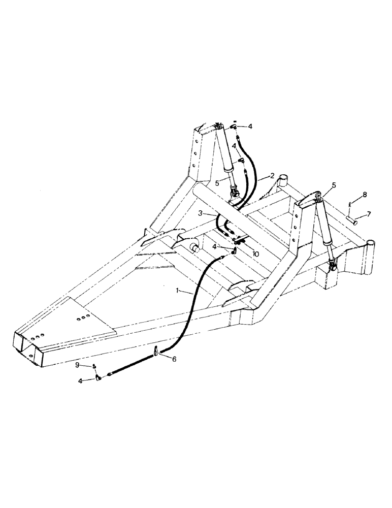 Схема запчастей Case IH ST210 - (10-08) - MODEL 602 & 605 DOZER HYDRAULICS Options & Miscellaneous