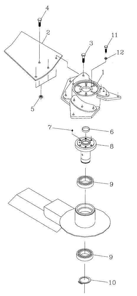 Схема запчастей Case IH 7700 - (A08[05]) - EXTRACTOR FAN,  SECONDARY Mainframe & Functioning Components