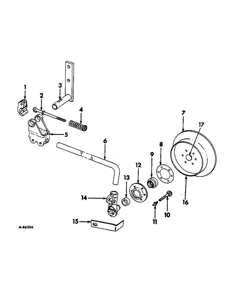 Схема запчастей Case IH 90 - (R-30) - DISK COVERING ATTACHMENT, ONE PER ROW 