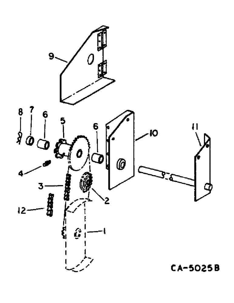 Схема запчастей Case IH 810 - (C-62) - REEL, MECHANICAL JACKSHAFT DRIVE, FOR REEL OR WINDROW PICKUP, S/N 26000 AND BELOW (58) - ATTACHMENTS/HEADERS