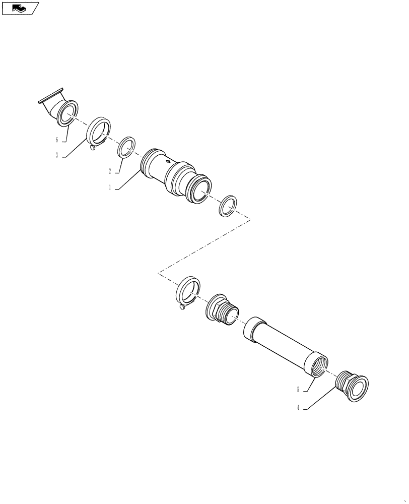 Схема запчастей Case IH 4420 - (09-019[01]) - FLOWMETER, STANDARD PLUMBING Liquid Plumbing