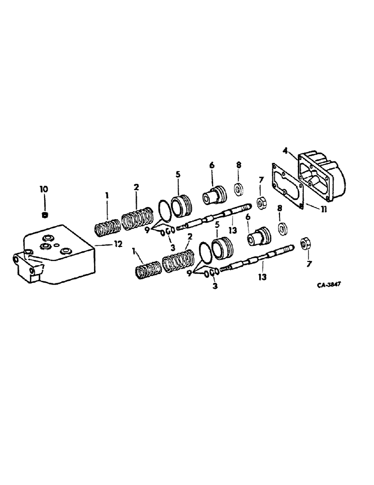 Схема запчастей Case IH HYDRO 100 - (04-7) - BRAKES, POWER BRAKE VALVE (5.1) - BRAKES