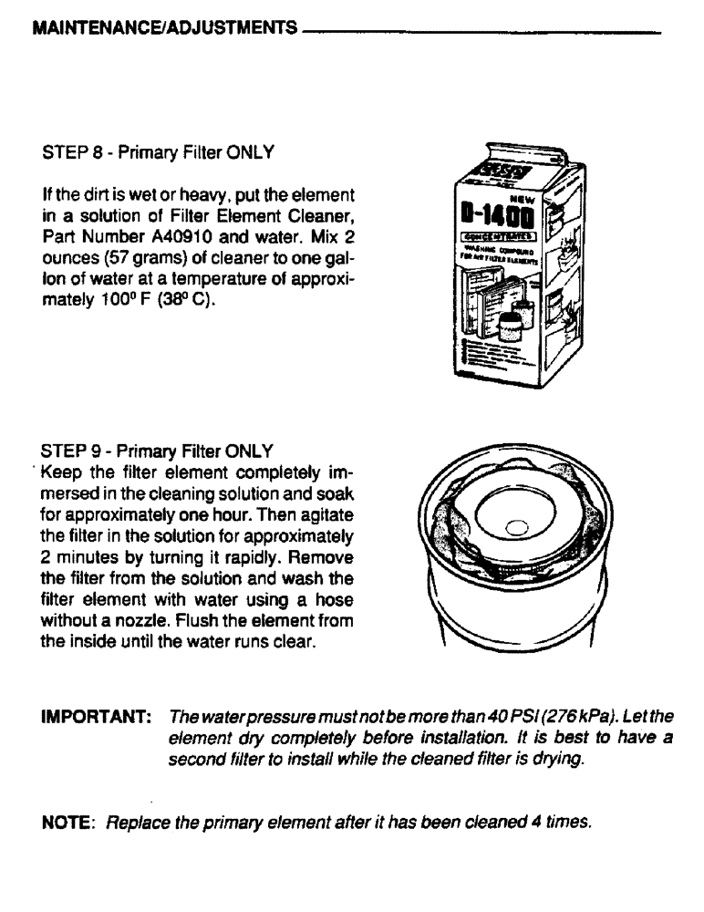 Схема запчастей Case IH 6590 - (038) - MAINTENANCE, ADJUSTMENTS 